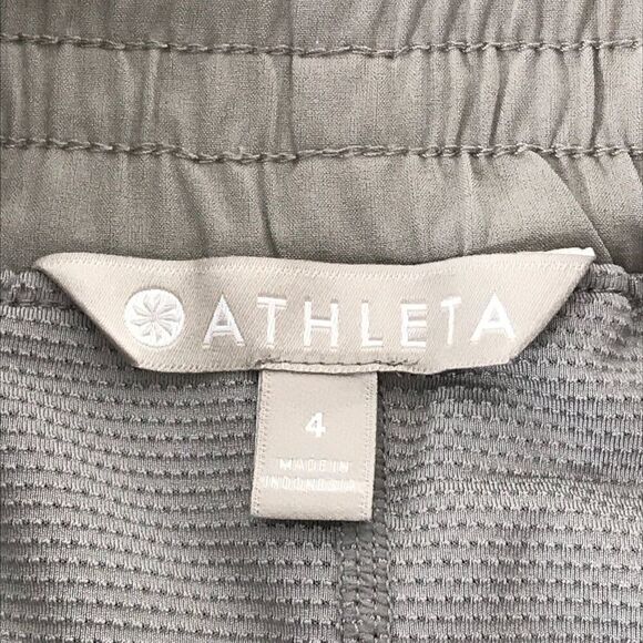 Athleta Chelsea Cargo Skort Women's Size 4 Gray Stretch Pockets Active Outdoor - Picture 8 of 11